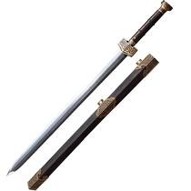Longquan Guyue Jianpu sword long Han sword Tang sword Qinhuang sword ancient sword epee pattern steel handmade sword unedged