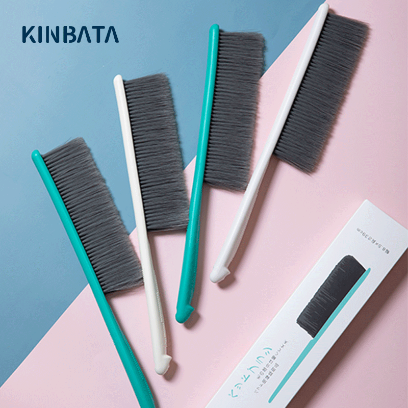 Japan kinbata bed brush dust removal cleaning bed brush long handle soft hair anti-static bedroom bed broom