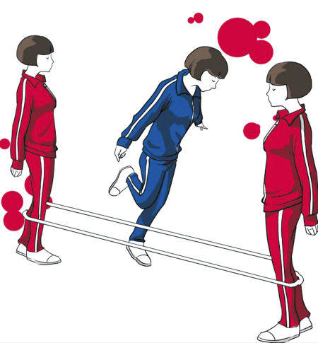 80 post nostalgic classic childhood traditional interclass game jumping rubber band elastic band Trampoline Children Toys