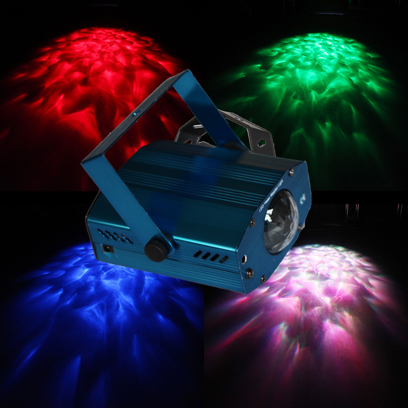 AG Remote control LED Colour Water Ripple Light KTV Bag House Water Ripple Lamp Spotlight Water Ripple Lamp Home Decoration