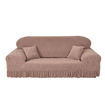 Old-fashioned sofa cover all-inclusive universal cover genuine leather elastic European universal type one two and three groups anti-cat scratching for all seasons