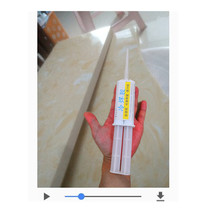 Artificial marble washbasin repair repaired glue ceramic washbasin in the lower stage of the basin loose drop mounting fixing glue