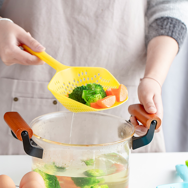 Heat-resistant shovel multifunctional drainage shovel household drainage filter colander fishing dumpling hot pot fishing spatula kitchen mesh screen fence fence