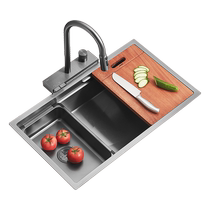 (New product) Wrigley 304 stainless steel kitchen sink dishwashing basin multifunctional handmade large single sink