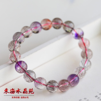 Natural Purple Hairline Bracelet Strawberry Red Crystal Hand Joker Women Wangfu Wangzi Joker Crystal