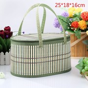 hộp đựng mỹ phẩm mini Giỏ tre nâu GM chung du lịch hoàn thiện hộp bọ cạp lớn lễ hội màu xanh của cửa hàng bách hóa nhỏ có bìa lớn - Trang chủ hộp nhựa vuông trong suốt