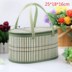 hộp đựng mỹ phẩm mini Giỏ tre nâu GM chung du lịch hoàn thiện hộp bọ cạp lớn lễ hội màu xanh của cửa hàng bách hóa nhỏ có bìa lớn - Trang chủ hộp nhựa vuông trong suốt Trang chủ