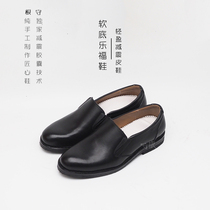 Black Lego Shoes Mens Foot foot Foot Business Suit Leather Shoes Light Shock Absorbing boat Shoe Shoegun Shoe shoes