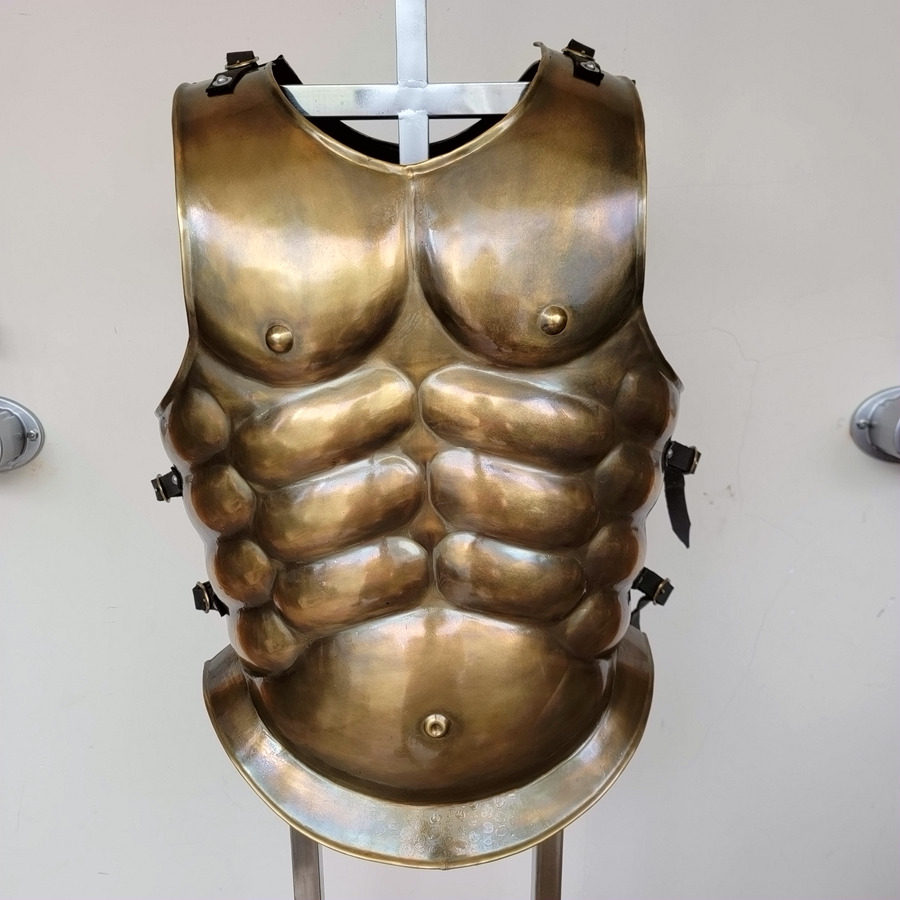 -Spot-Greek muscle chest armor Roman armor classical era plate armor Spartan steel chest armor