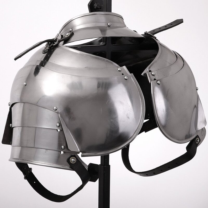 【Western European Series】16Th Century European Knight Armor Articulated Neck Armor Large Shoulder Armor Set Wearable Free Shipping 【Western European Series】16Th Century European Knight Armor Articulated Neck Armor Large Shoulder Armor Set Wearable Free Shipping