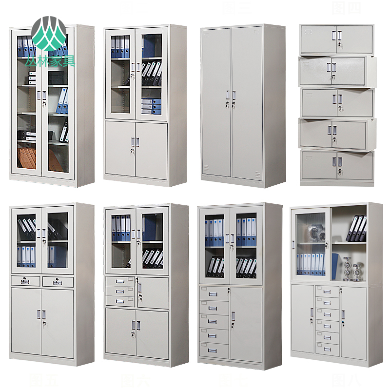 Guangzhou Steel Office File Cabinet Iron Cabinet File Cabinet Data Cabinet Financial Voucher Cabinet Lock Locker