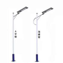 Street Lamp Rod Manufacturer Outdoor Lighting Solar Street Lamp Lamppost New Countryside 6 m High Bar Street Lamp Pole With Ground Cage