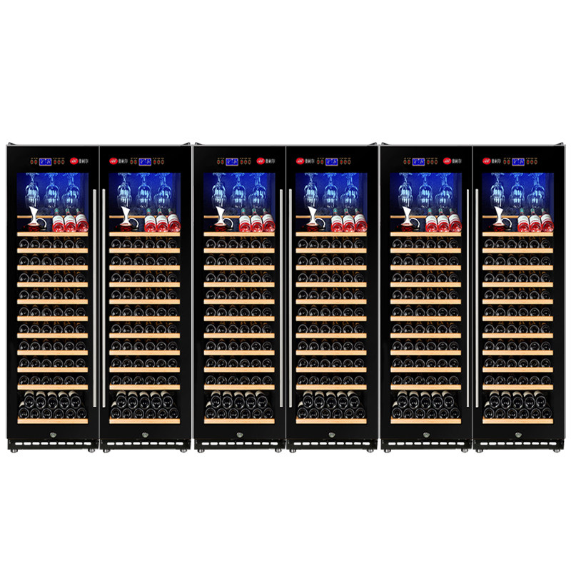 AKE Ocole 168 Compressor Thermostatic Red Wine Cabinet Wine Cabinet Refrigerated Cabinet Ice Bar Tea Combo 6