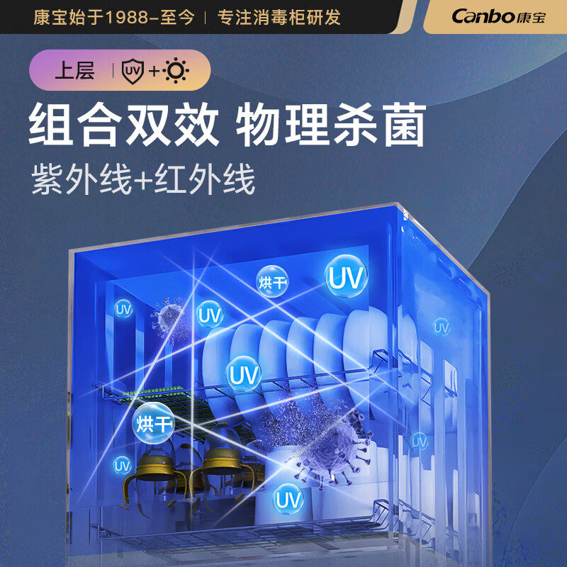 康宝XDZ130-D1消毒柜家用双门爆款!厨房神器真实测评,从此告别细菌焦虑🔥-消毒柜-淘宝好物网