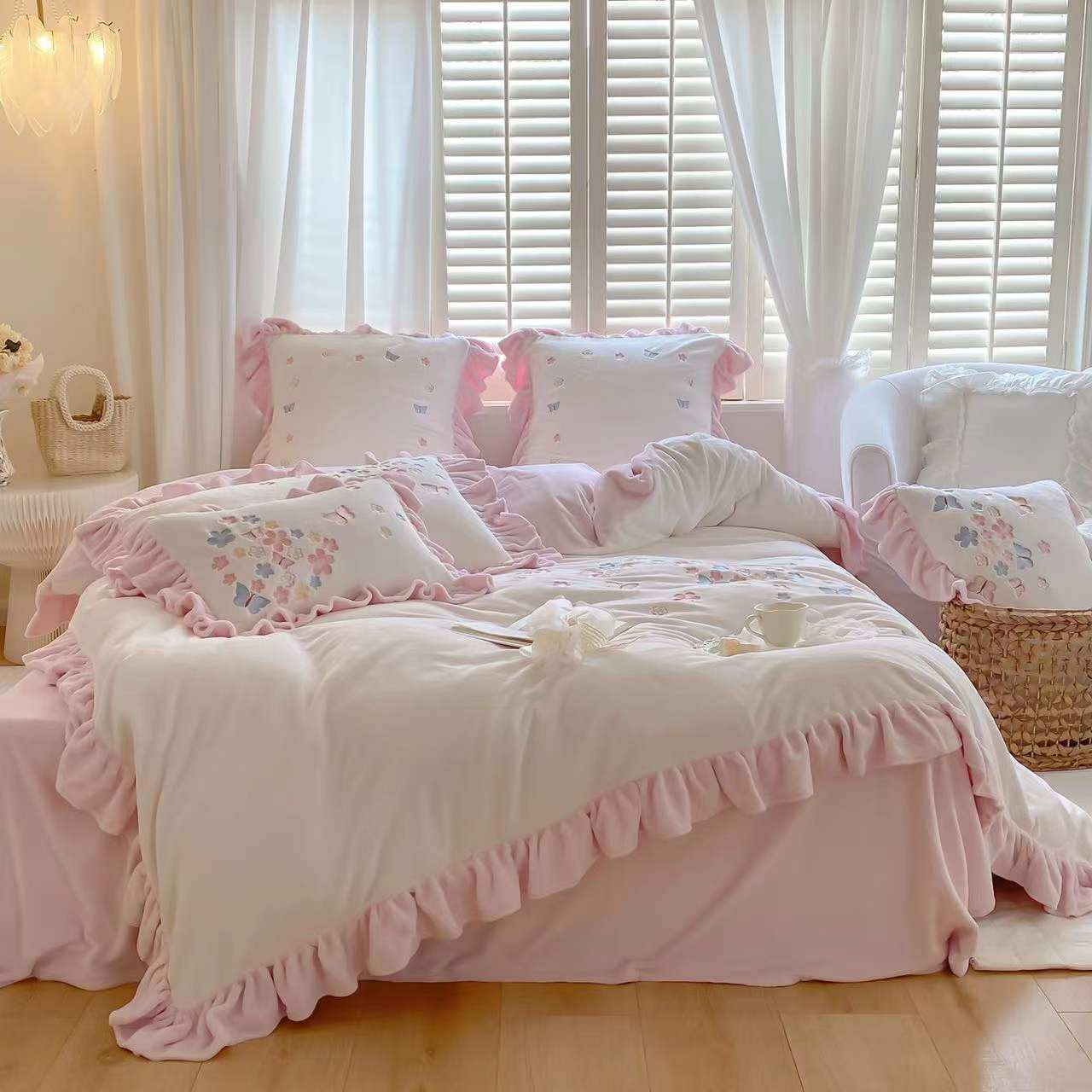 New Year must stock up spot clearance 260 gr Full Extinction Thickened Milk Suede 4 pieces