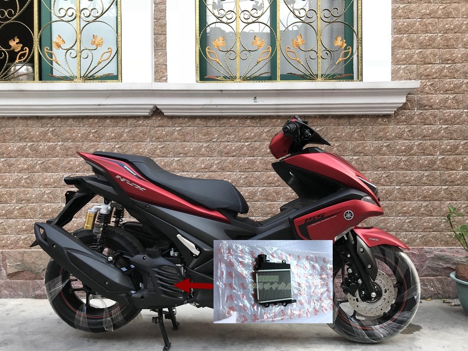 Applicable Mountain leaf NVX155 AEROX155 new original plant exhaust pipe large support water tank assembly spot