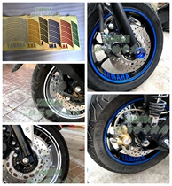 NVX155 NVX155 AEROX155 NMAX155 NMAX155 sticker tire appliquet with floral reflective appliquet waterproof hub
