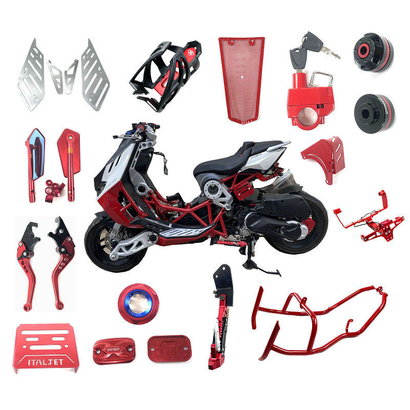 Applicable Tajeet Retrofit Side Brace Bumper License Plate Rack Brake Horn Pedal Cushion Water Glass Rack Trim-Taobao