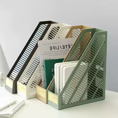 2-pack office desktop book clip, book back, document basket, data file storage shelf, document box, book stand, bookshelf