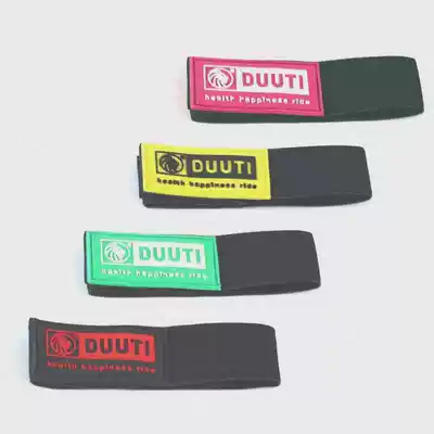 Pants tube tightening clip hems Elastic band closure leggings Riding bicycle leggings belt tie pants belt roll pants artifact