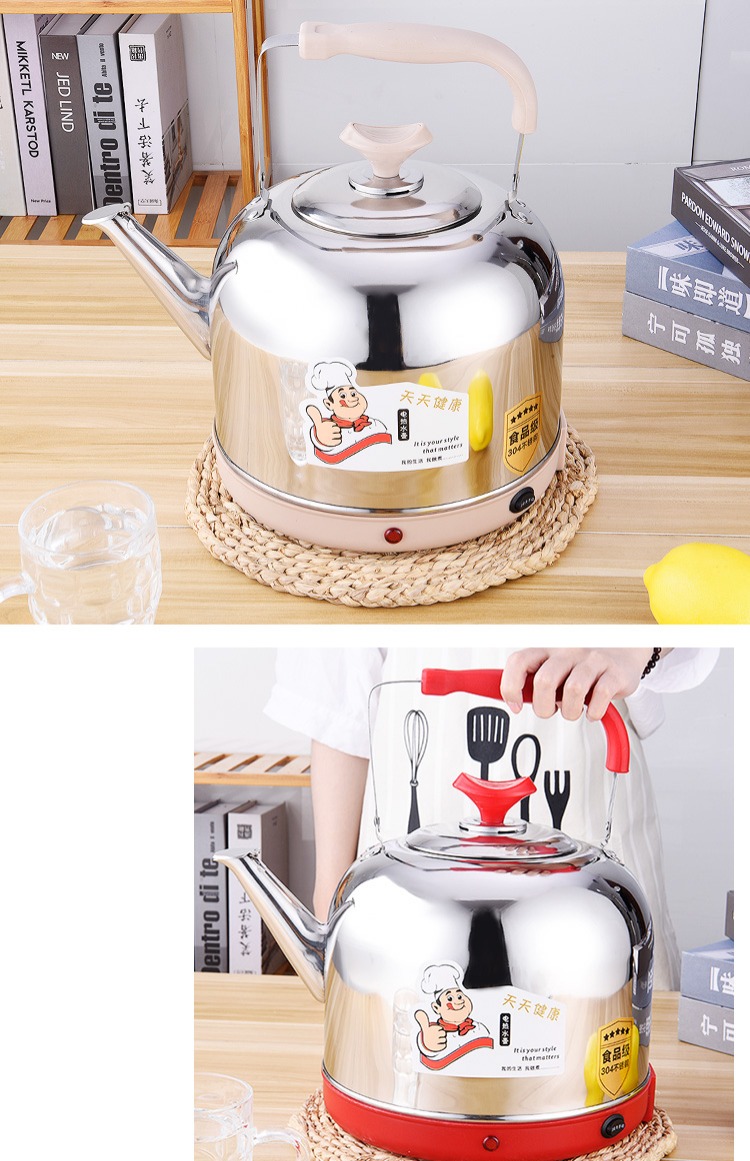 bình nấu nước điện Ấm đun nước điện ấm đun nước điện dung lượng lớn bằng thép không gỉ ấm đun nước điện gia dụng tự động tắt nguồn tự động cách điện - ấm đun nước điện ấm đun siêu tốc
