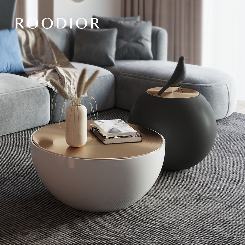 Rudai size coffee table combination slate original designer small apartment home modern minimalist advanced net red ins