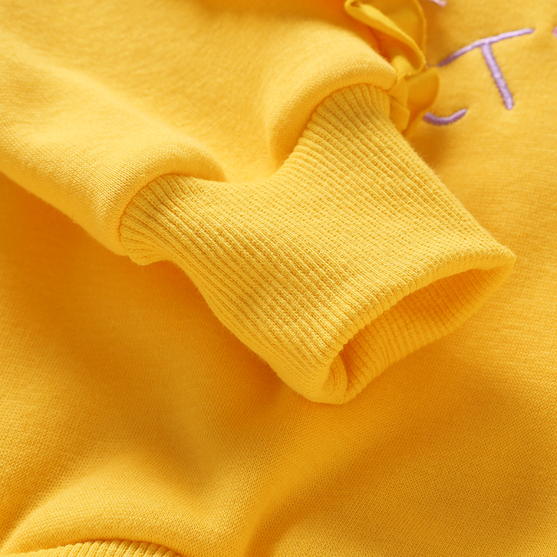 Mùa đông cô gái mới cộng với áo nhung đáy dày áo thun dài tay trẻ em quần áo rộng trẻ em áo cotton ấm áo thun trẻ em xuất khẩu