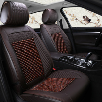 Summer car with a single wooden bead cooling breathable backrest Main drivers seat car cushion Summer cool pad cool mat