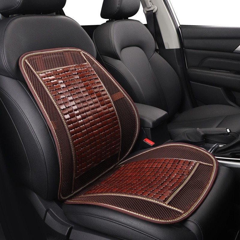 Bamboo sheet Car cool cushion Cushion Breathable Summer Refrigeration Bamboo cushion wood column Single seat summer Ventilated Single Seat Cushion-Taobao