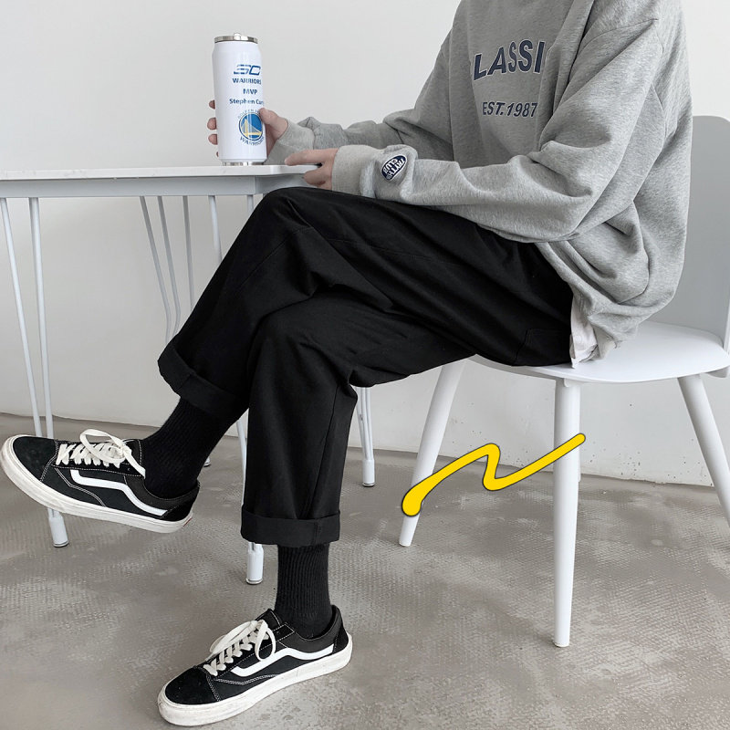 gwit nine-tailed Xue Zhiqian shop casual pants men's loose straight pants rabbit Xiansen purification eyeball original studio