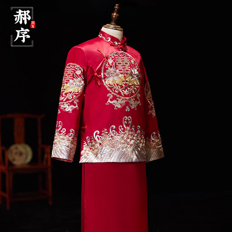 Xiuhe clothing men's 2020 new Xiuhe Chinese wedding men's dress men's toast clothing groom men's clothing He clothing
