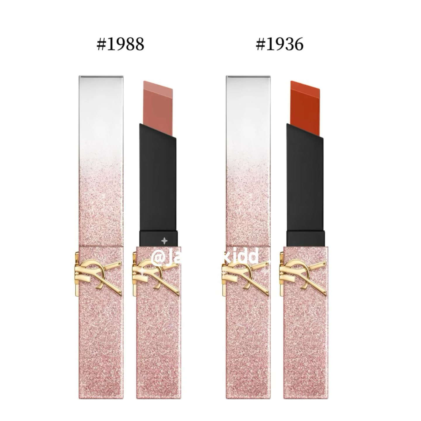 Ysl圣罗兰2026年情人节限定粉金细管口红1988评价- 淘宝网