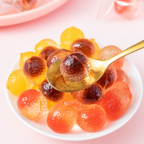 Камелия сахарная взрывооборудование пудди фрукты фрукты консолидация кристалл кристалл кристалл крик, конфеты с сетью красного офиса досуг дети закуски