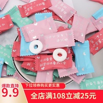 Love words Mints Breath fresh and cool Lozenges Hard candy Sea salt Fruit flavor Ring sugar Mixed flavor candy Bulk