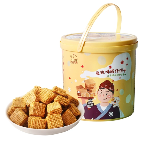 Fusi Fanxian Bean Milk Biscuit Biscuits Barling Barcut Chocolate Cocoa Micro -Cocoa Saspier Casual Dessert Net Красные закуски