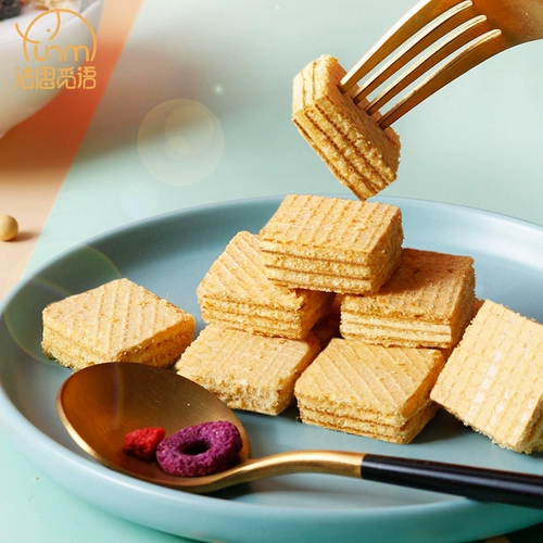 Fusi Fanxian Bean Milk Biscuit Biscuits Barling Barcut Chocolate Cocoa Micro -Cocoa Saspier Casual Dessert Net Красные закуски