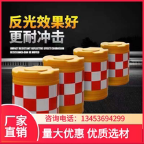 Hebei anti-collision bucket plastic water injection bucket transportation facilities water horse isolation pier red and white isolation pier rotomolded reflective guardrail