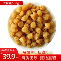 Fujian Putian Special Produce Dry Gui Round Meat 500g New Cargo Special Grade Dragon Eye Non-nuclear Great Fruit Gui Round Dry Bulk