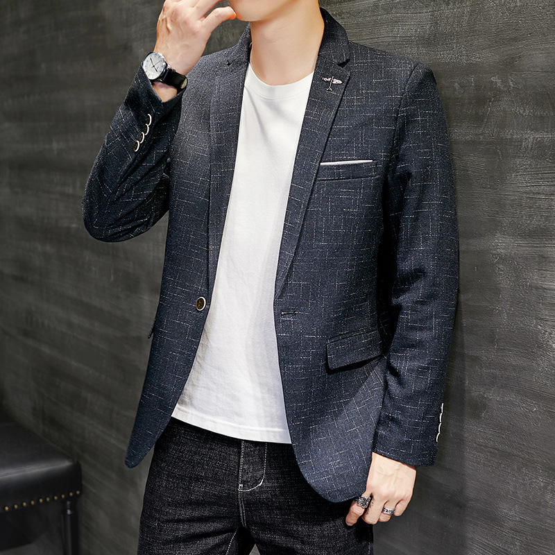 Rich Gui Bird Spring Autumn Season Men's Style Casual Suit Trend Pence Jacket Korean version Youth heed-up handsome and thin single West