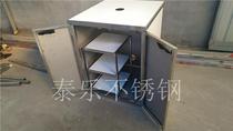 Large capacity thickened Coke machine special cabinet operating table Pepsi now adjustable stainless steel can put three sugar shelve