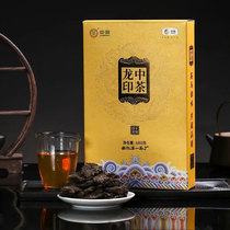 Anhua black tea gold flower with tea card Anhua black tea Chinese tea dragon-printed hand Tsukiji 680g