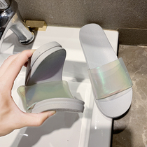 Slippers Women Outside Wearing Summer 2020 New Nets Red Fashion 100 Hitch Cute Ins Surge Anti Slip Home Flat Base Cool Drag