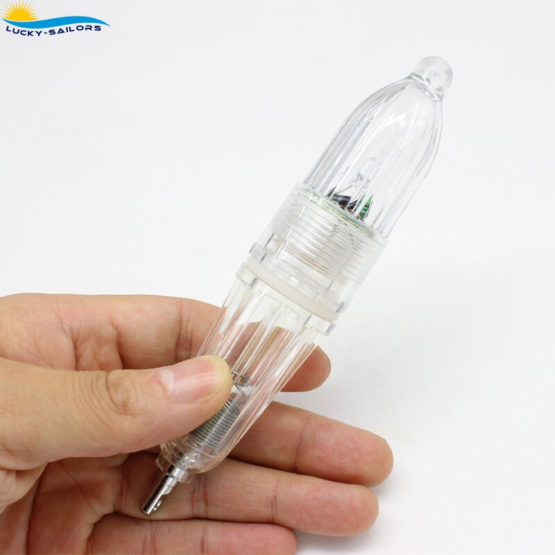 led glowing round head fishing lamp fishing boat fishing lamp waterproof flashing and shining to save electric fishing lights