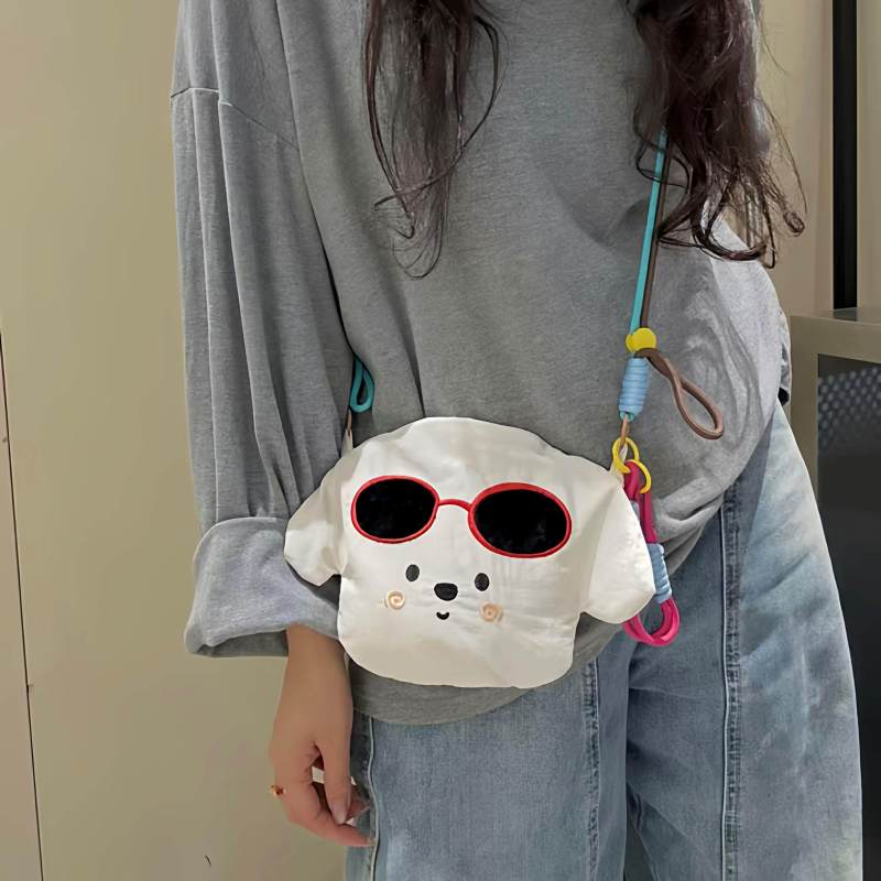 Big-Eared Puppy Coin Purse Dopamine Embroidery Versatile Crossbody Bag for Work Commute Cute Girly Phone Bag Big-Eared Puppy Coin Purse Dopamine Embroidery Versatile Crossbody Bag for Work Commute Cute Girly Phone Bag