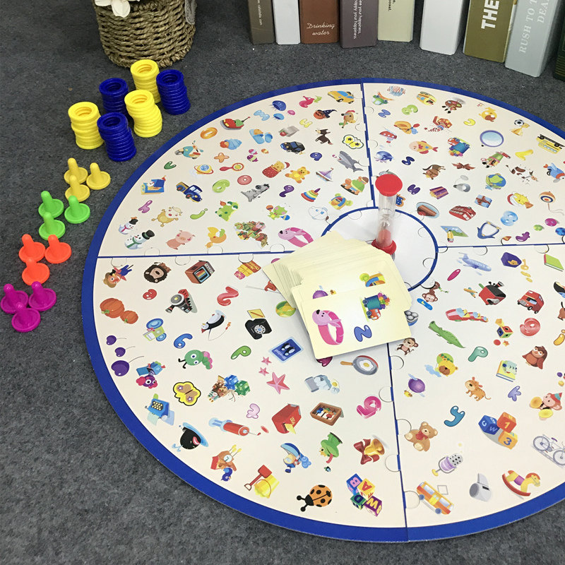 Children raise special forces training for parent-child interaction Find a picture 3 Memory table tours 4-6-year-old 5 Girls 8 Puzzle Toys