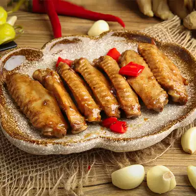 Ganjiajie lemon duck wings braised cooked food Gourmet snacks Guangxi Nanning local snacks Next meal next wine