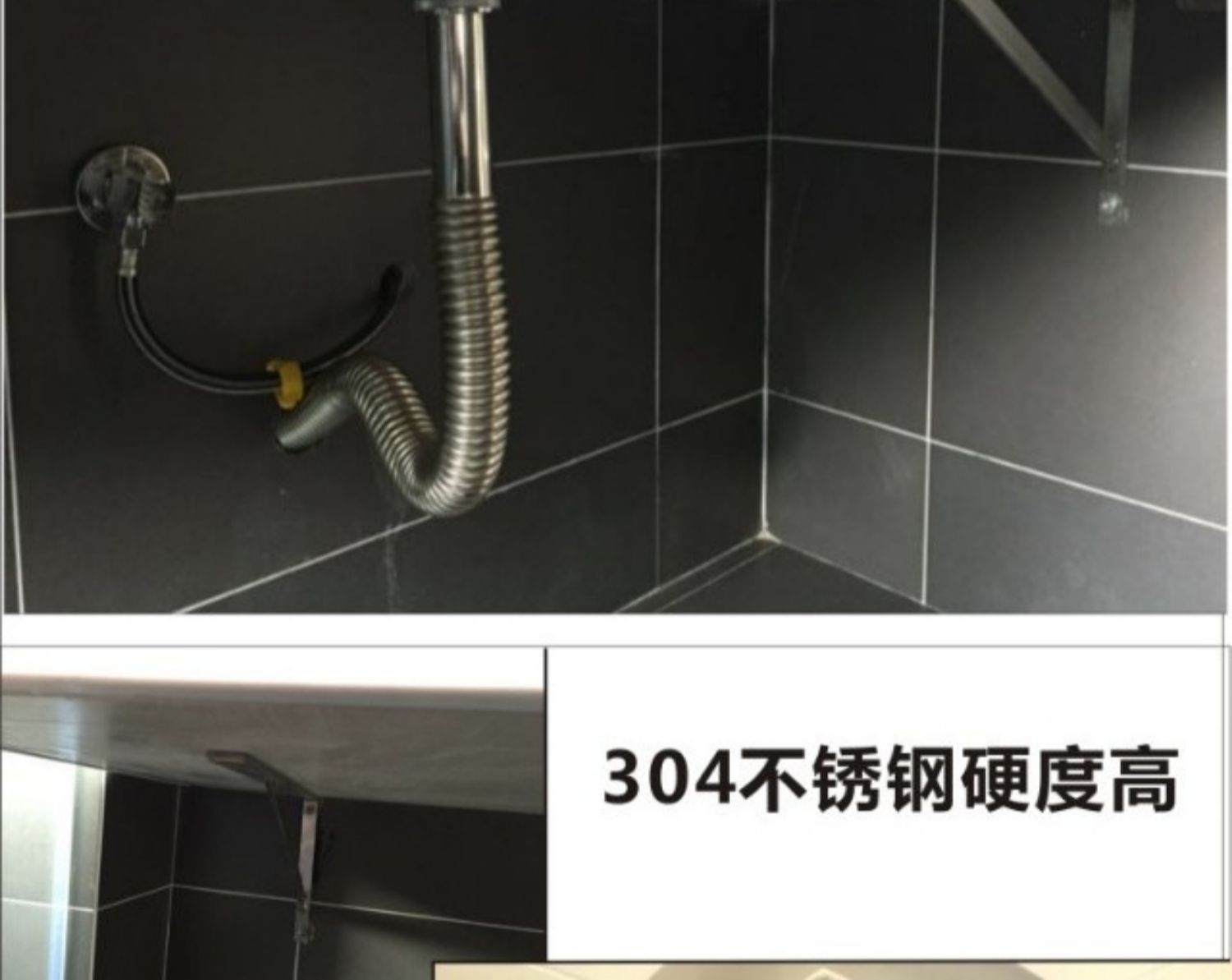 Dày 304 thép không gỉ tam giác khung khung tường phân vùng khung chín tỷ lệ bàn đá cẩm thạch - Kệ kệ để giày thông minh