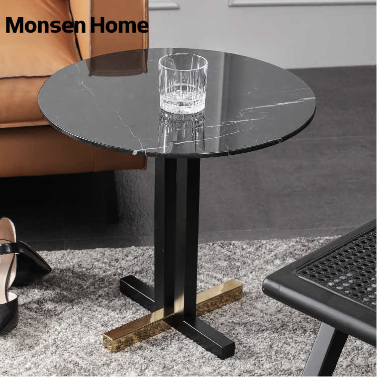 Body Wash Marble Small Round A Few Tea Table Sides A Few-Fancy Light Lavish Living Room Modern Ins Corner Few Home Advanced Feel