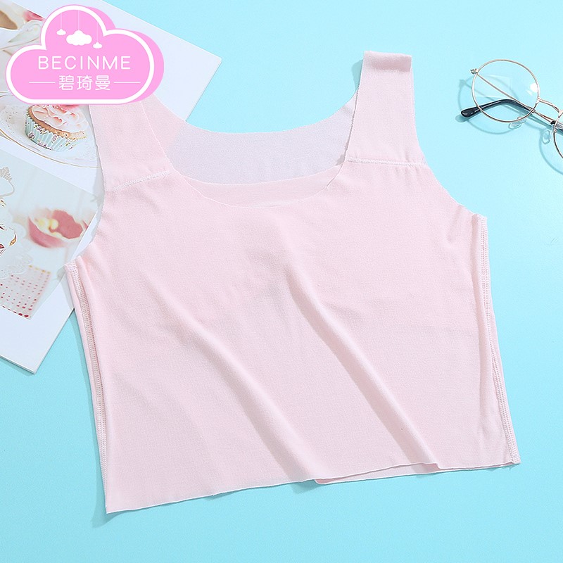 Girlvests mặc trẻ em ingenuated phát triển cô gái đồ lót nữ sinh tiểu học 12 mùa hè mỏng sling áo khoác.