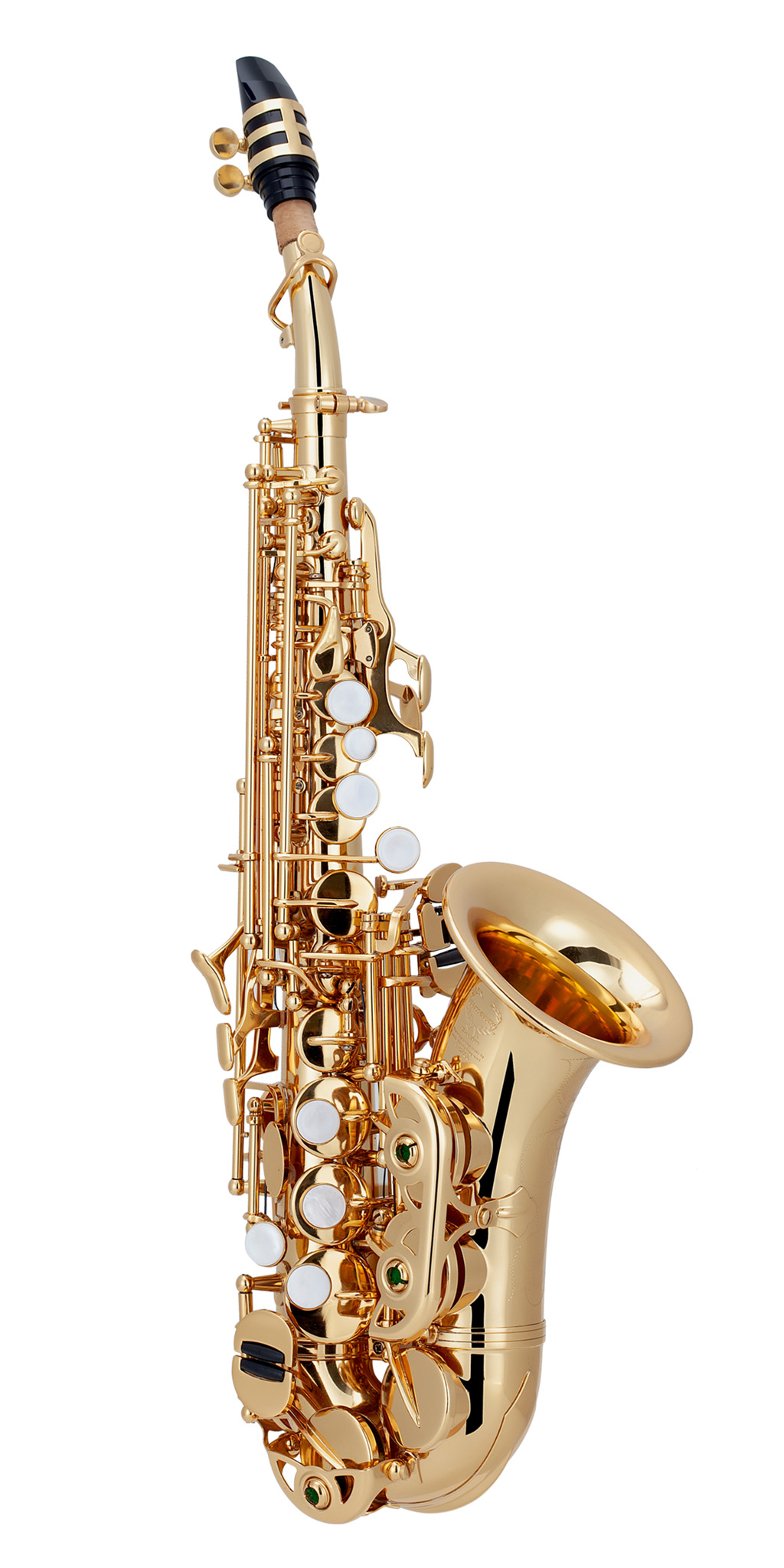 Taiwan WEISSENBERG Weishengbao small soprano saxophone elbow SC-520GL drop b tone paint gold